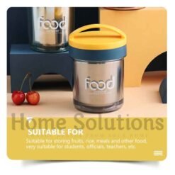 BENTO Stainless Steel Food Grade Insulated Food Container with Spoon 400ml 3 - Home Solutions