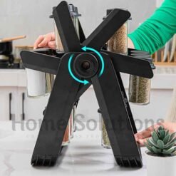 Ferris Wheel 360 Revolving Spice Rack with 18 Spice Jars 3 1 - Home Solutions