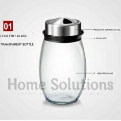 Rotating Cruet Condiment Seasoning Jars Set for Spices Pepper Sprays Bottles Salt Shakers Holder Kitchen Storage Rack Organizer 7 - Home Solutions