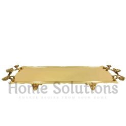 ORCHID Royal Long Serving Dish with Motifs Golden 1 - Home Solutions