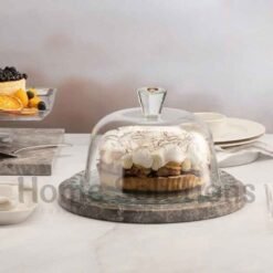 Pasabahce Cake Doom with Service Plate 4 - Home Solutions