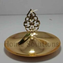 Alternative view of QUEENSILVER Round Dry Fruit / Candy Dish - Golden