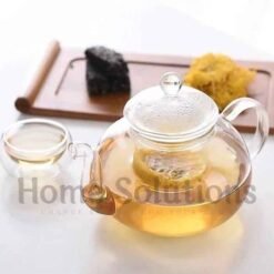 WILMAX Heat Proof Glass Tea Pot with Glass Infuser Strainer 620ml 4 - Home Solutions