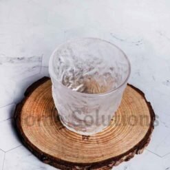 Hammer Glass Highball Bark Frosted Glass 3 - Home Solutions
