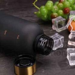 Time Marker BPA Free Hydro Plastic Bottle 1000ml Black 2 - Home Solutions