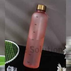 Time Marker BPA Free Hydro Plastic Bottle - 1000ml - Pink 11 Time Marker BPA Free Hydro Plastic Bottle 1000ml Pink 2 - Home Solutions