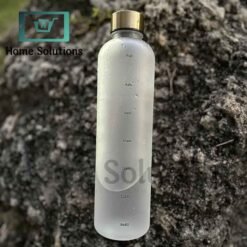 Time Marker BPA Free Hydro Plastic Bottle - 1000ml - White