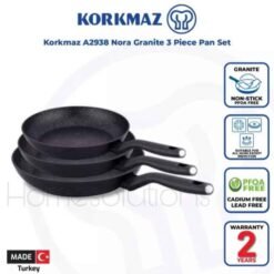 KORKAMAZ Nora Premium Granite Frypan 26 x 4.4cm 3 - Home Solutions