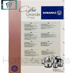 KORKMAZ Astra Grande 14 Pieces Cookware Set 3 - Home Solutions