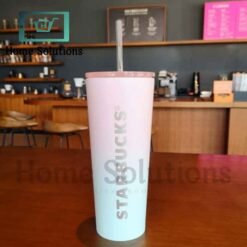 Starbucks Stainless Steel Gradient Coffee Tumblers - Pink & Green - 710ML