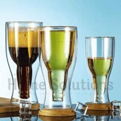 Double Wall Bottoms Up Beer Glass.jpg 1 - Home Solutions