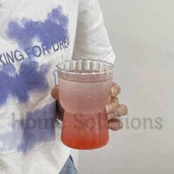 Ribbed Borosilicate Vintage Glass 2 - Home Solutions