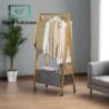 Bamboo Boutique Style Garment Organizer Cloth Stand - Home Solutions