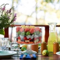 Borosilicate Glass Footed Trifle Bowl 3.15 Liters 1 - Home Solutions