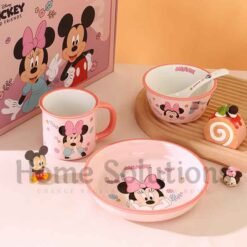 DISNEY Mickey Friends Authentic 4 in 1 Meal Set with Gift Box 4 Pieces 3 - Home Solutions