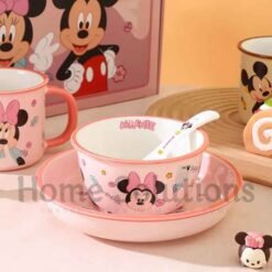 DISNEY Mickey Friends Authentic 4 in 1 Meal Set with Gift Box 4 Pieces 5 - Home Solutions