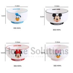 DISNEY Mickey Friends Authentic Ceramic Bowl Set 4 Pieces 400ml 6 - Home Solutions