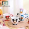 DISNEY Mickey Friends Authentic Ceramic Cup 450ml - Home Solutions