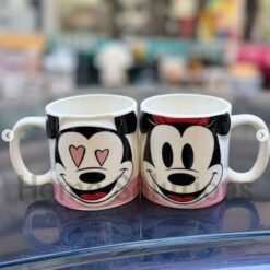 DISNEY Mickey Friends Authentic Ceramic Embossed Mug Set of 2 1 1 - Home Solutions