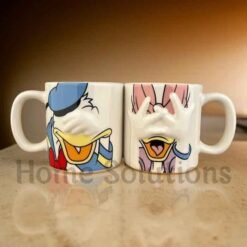 DISNEY Mickey Friends Authentic Ceramic Embossed Mug Set of 2 300ml 4 - Home Solutions