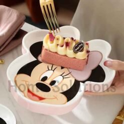 DISNEY Mickey Friends Authentic Ceramic Meal Tray Microwave Oven Safe 2 - Home Solutions