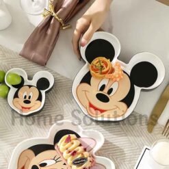 DISNEY Mickey Friends Authentic Ceramic Meal Tray Microwave Oven Safe 5 - Home Solutions