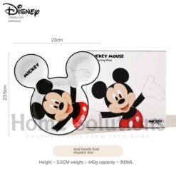 DISNEY Mickey Friends Authentic Ceramic Two Ears Grid Snack Plate 5 - Home Solutions