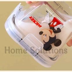 DISNEY Mickey Friends Authentic Eco Friendly Glass Airtight Box Set 130ml 4 Pieces 6 - Home Solutions
