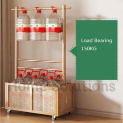 Multifunctional Bamboo Clothes Hanger Walk in Closet 8 - Home Solutions