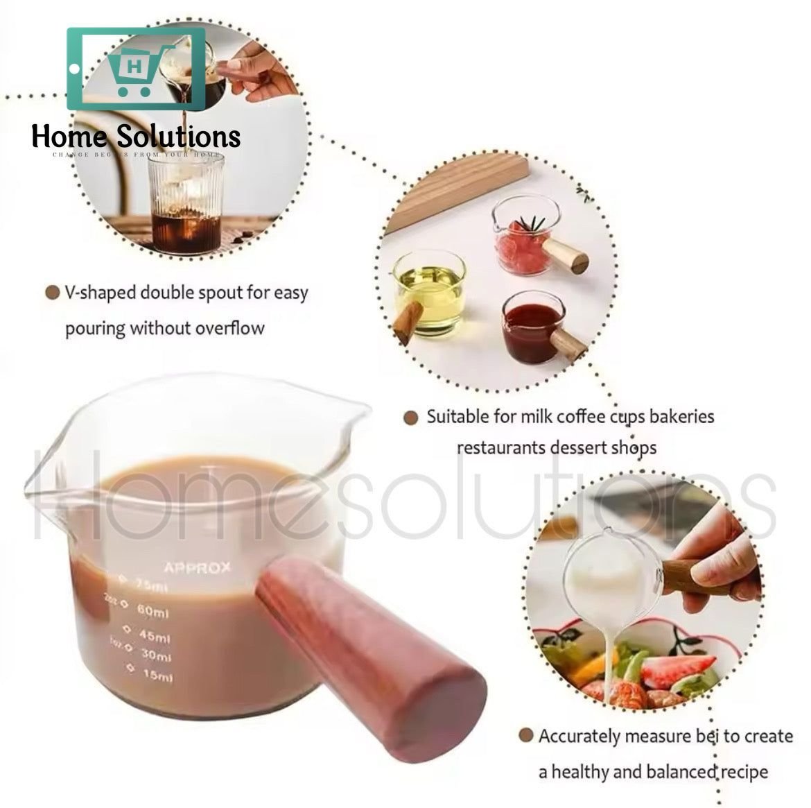 Espresso Measuring Cups 3 Espresso Measuring Cups - Image 2