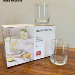 Danny Home Luxe Golden Bar Glass Set 6Pcs (410ml)