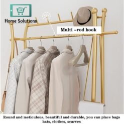 1714489402 Double Rod Clothing Garment Rack 1 - Home Solutions