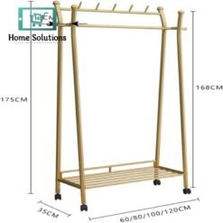 1714489402 Double Rod Clothing Garment Rack be06adff ada1 42d9 88cc 46f5fda84f8d - Home Solutions