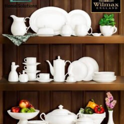 Alternative view of Wilmax England Fine Porcelain Round Platter – 12" (31 cm)