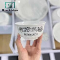Alternative view of Romantic Porcelain Sweet Bowls with Gift Box Packing Set of 6