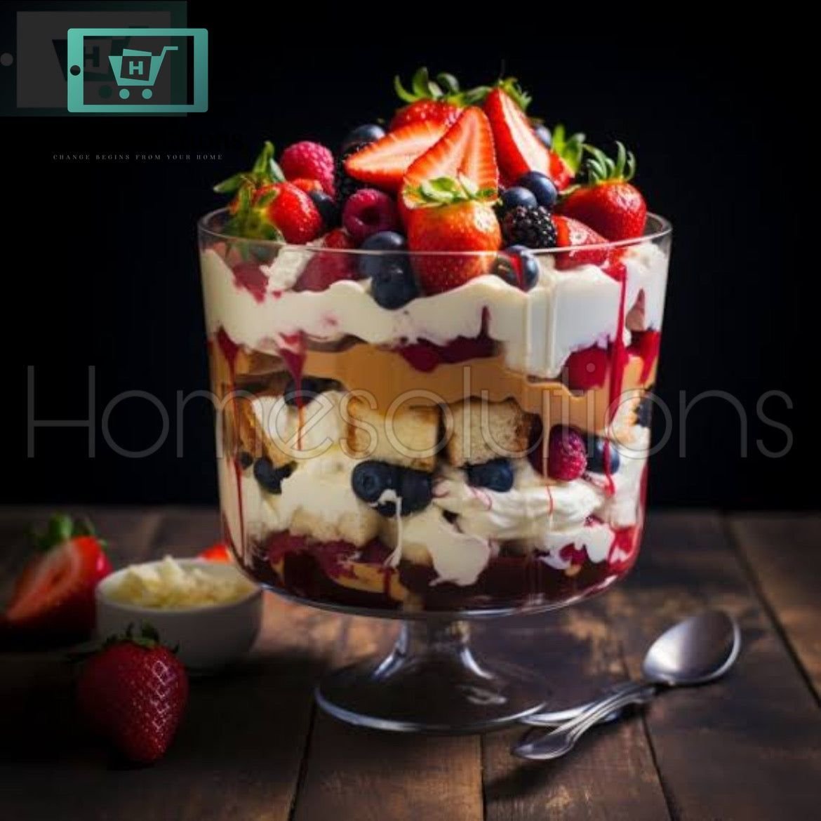 3.5ltr Trifle Bowl 3 3.5ltr Trifle Bowl