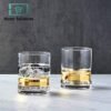 Real Crystal Gold Rim Base Drink Glass Set 1 2BC4A464 FC91 4A2A B684 CA2F71727456 - Home Solutions