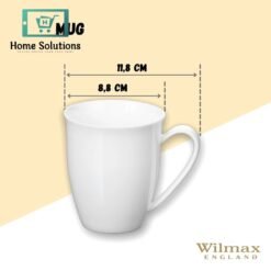 Wilmax England Fine Porcelain Mug – 380 ml 7 2 to5h e6 - Home Solutions