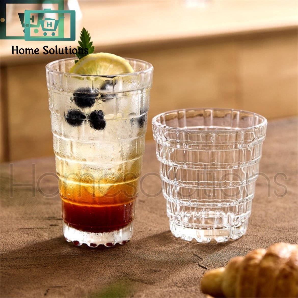 Old School Creative Glass Set of 6 3 Old School Creative Glass Set of 6