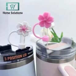Flower Shape Silicone Straw Stopper 18 34A8283B C119 4D39 9318 269E60BF6646 - Home Solutions
