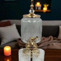 Alternative view of 3-Litre Drink Server Set with 6 Glasses – 7 PCS Beverage Dispenser