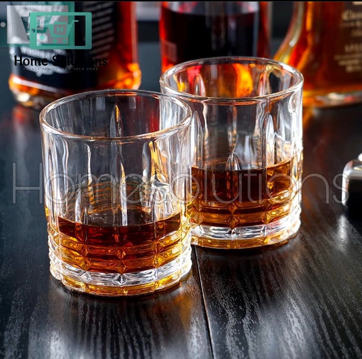 Crystal Cut Elegant Basic Glass Set of 6 3 Crystal Cut Elegant Basic Glass Set of 6