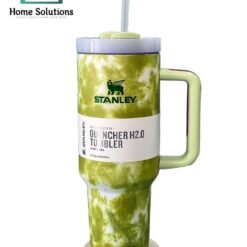 Stanley 40oz Printed Tumbler with Handle | Light-Green Edition