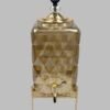 Gold-Trimmed Glass Drink Dispenser – 4 Ltr Elegant Server