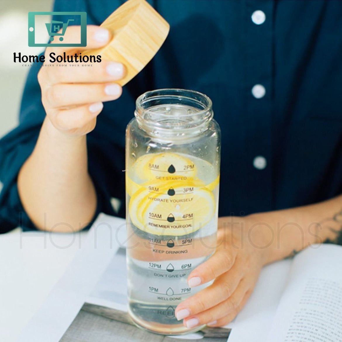 AKAI Glass Bottle 1000ml. 5 AKAI Glass Bottle 1000ml. - Image 3