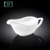 Wilmax England JULIA Porcelain Sauce Boat with Gift Box – White