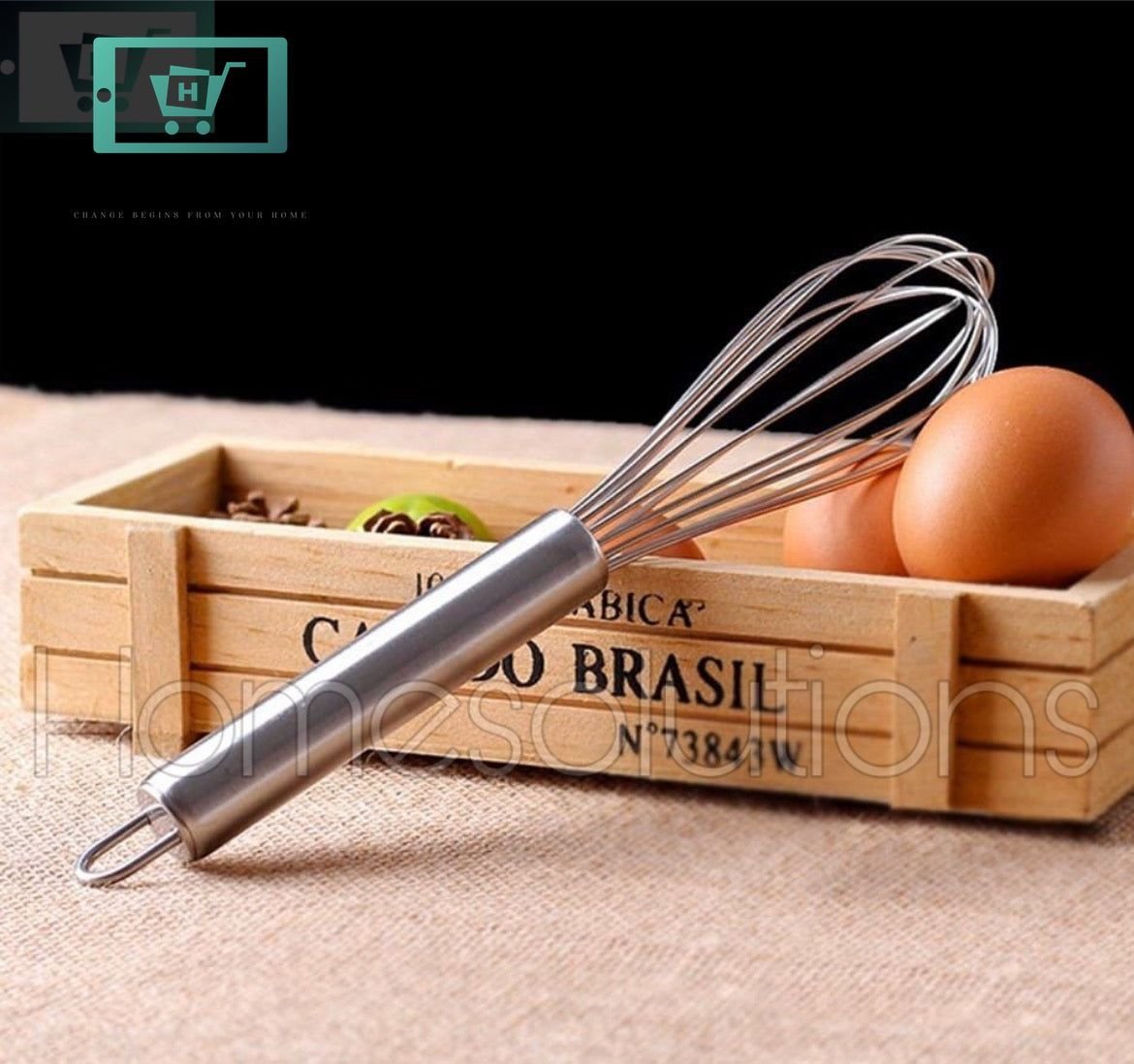 Stainless Steel Heavy Duty Egg Whisker 1 Stainless Steel Heavy Duty Egg Whisker
