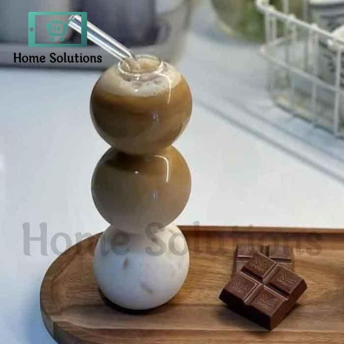 Caterpillar Coffee Glass With Straw 7 Caterpillar Coffee Glass With Straw - Image 5