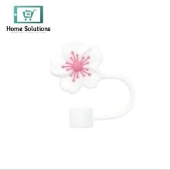 Flower Shape Silicone Straw Stopper 22 773751CF 8998 41A3 800B C3B98963E03C - Home Solutions