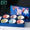 Japanese Style Soup/Sweet Bowl Set of 6 with Gift Box Packing